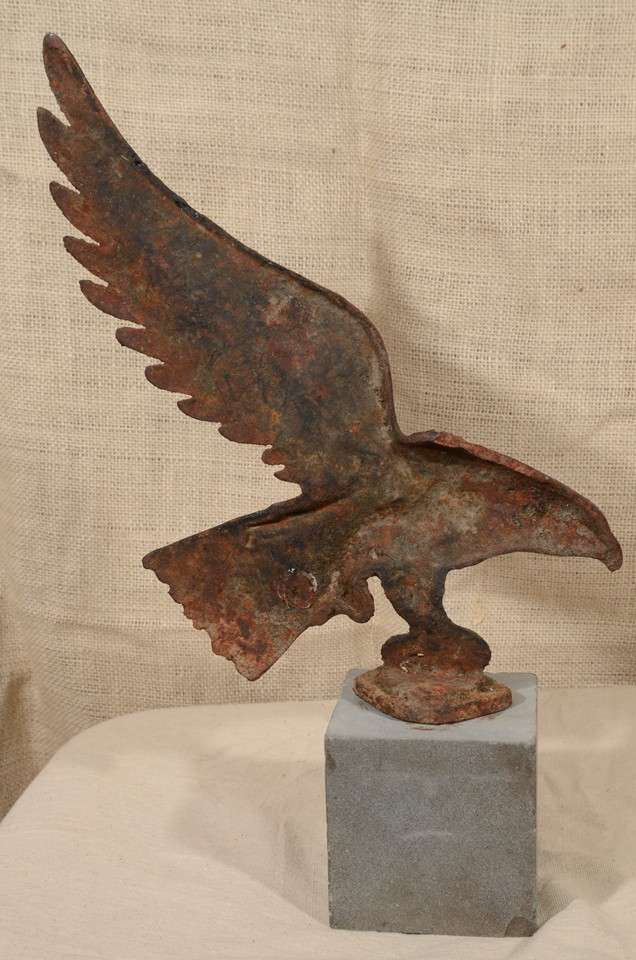 Eagle on stand