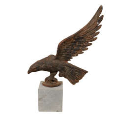 Eagle on stand