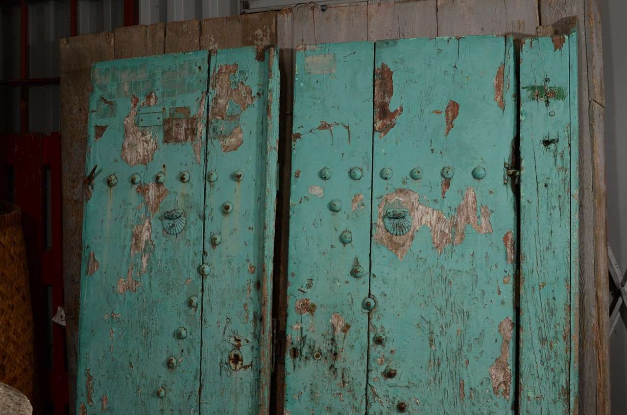 Belgian Painted Barn doors For Sale