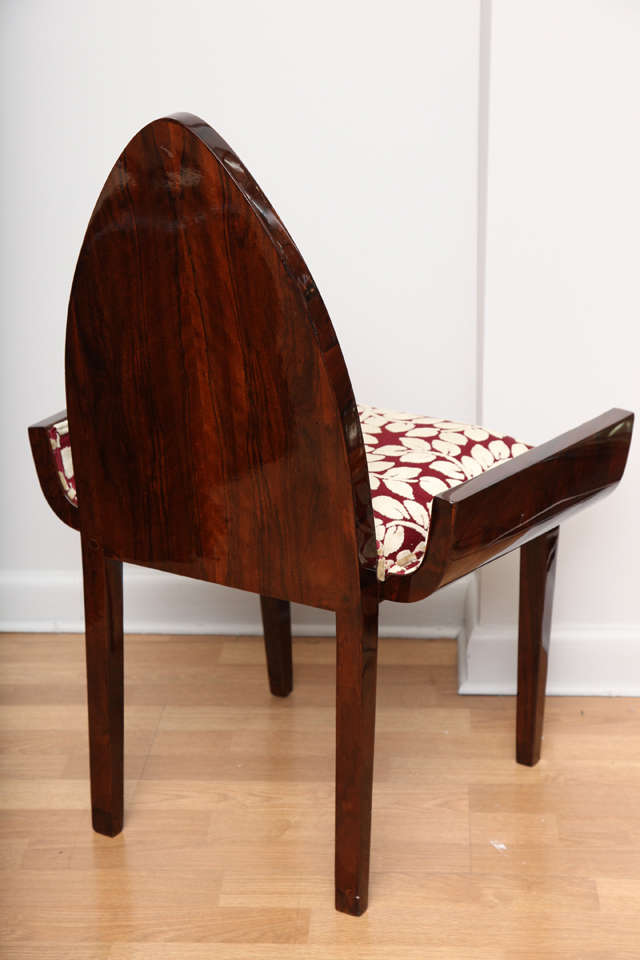 Unique Art Deco Sculptural Decorative Chair For Sale 2