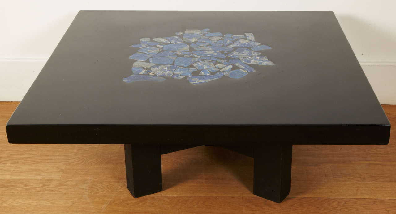 Belgian Square Coffee Table By Ado Chale, 1960's