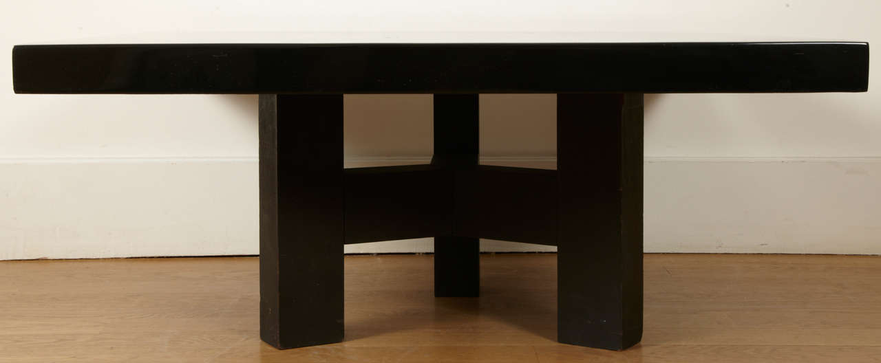 Square Coffee Table By Ado Chale, 1960's In Good Condition In Paris, FR