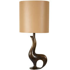 Original Bronze Table Lamp by Riccardo Scarpa 1960s