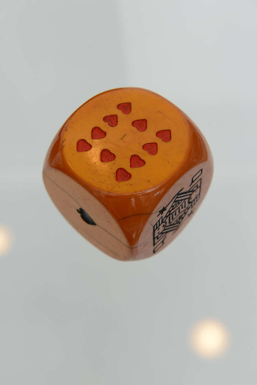 Italian Poker Dice Set at 1stDibs italian dice game, antique poker dice