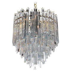 Spectacular Five Tier Crystal Chandelier by Camer
