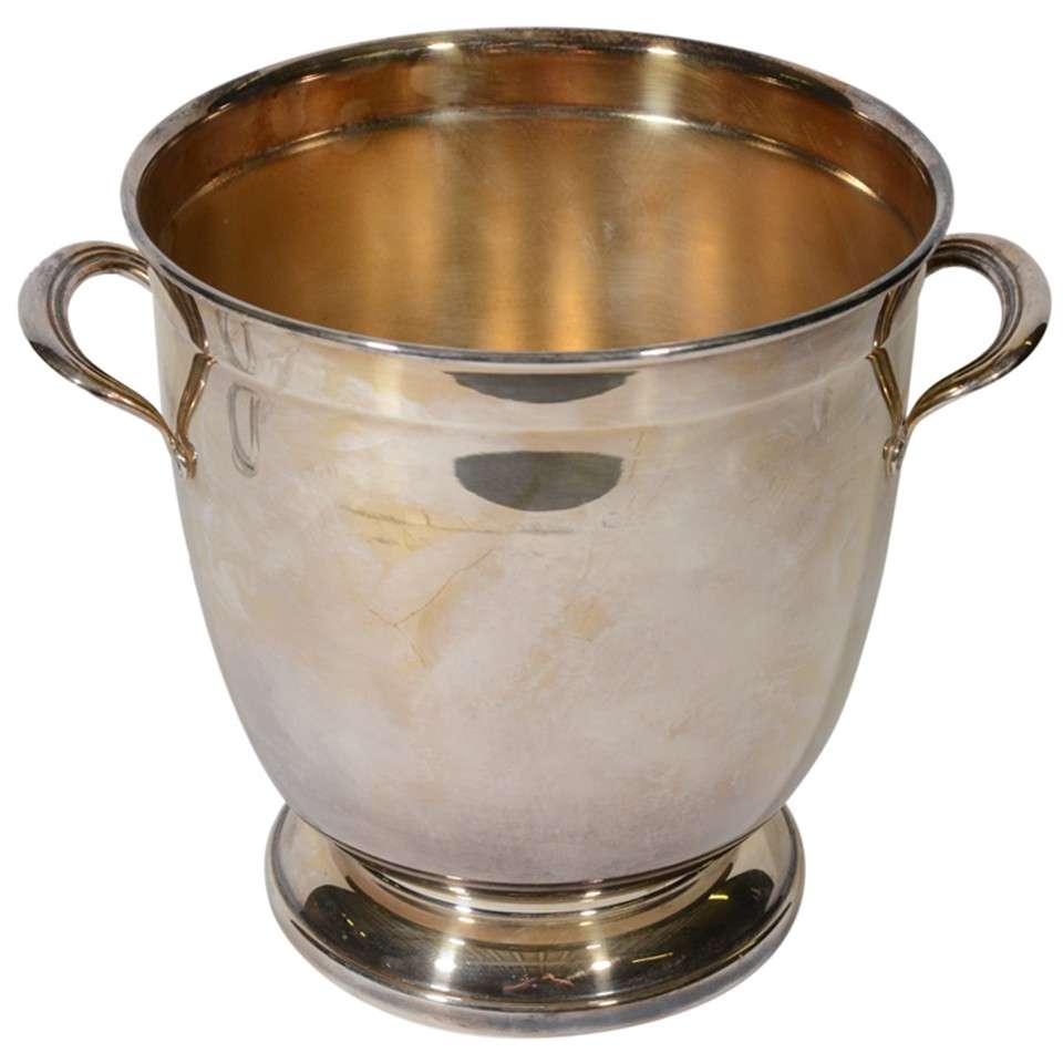 Silver Plated Ice Bucket at 1stdibs