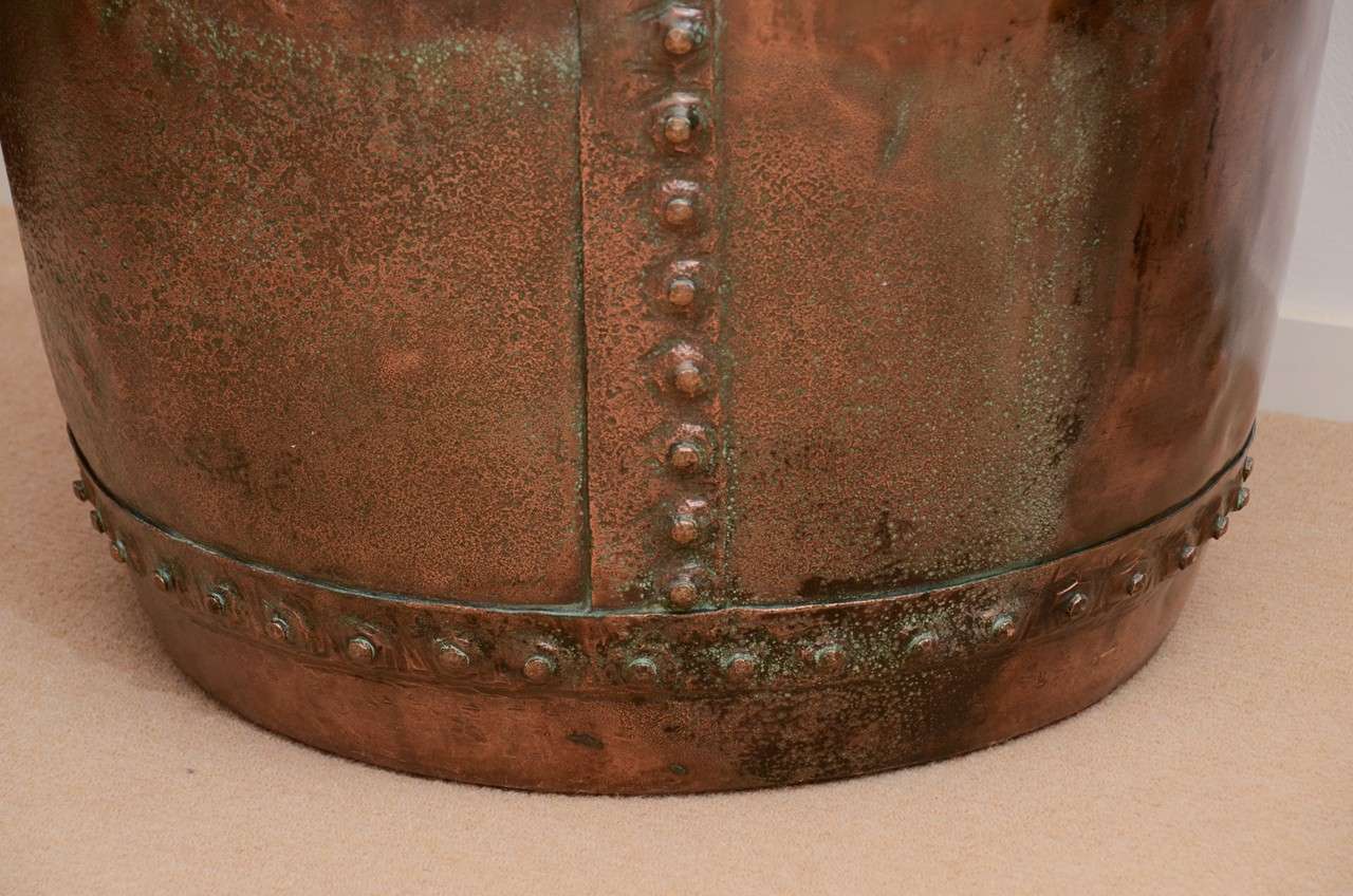 English Early 19th Century Copper Laundry Bucket