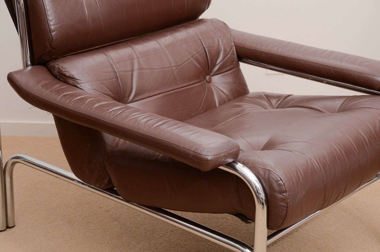 1960s leather chair