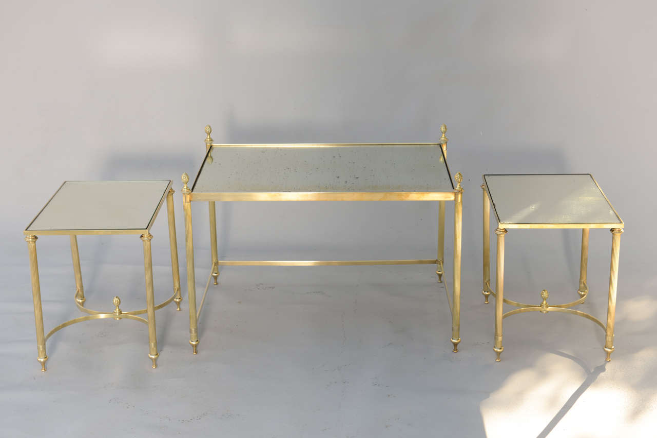 Set of Three Jansen Style Nesting Tables