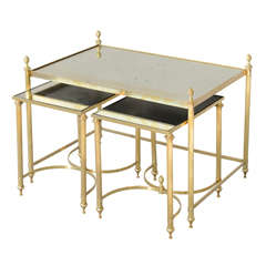 Set of Three Jansen Style Nesting Tables