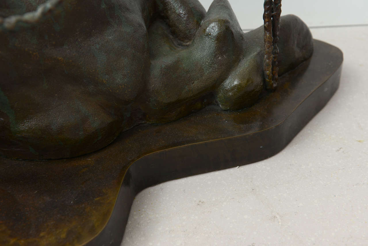Rare Bronze Laverne Figural Table 2