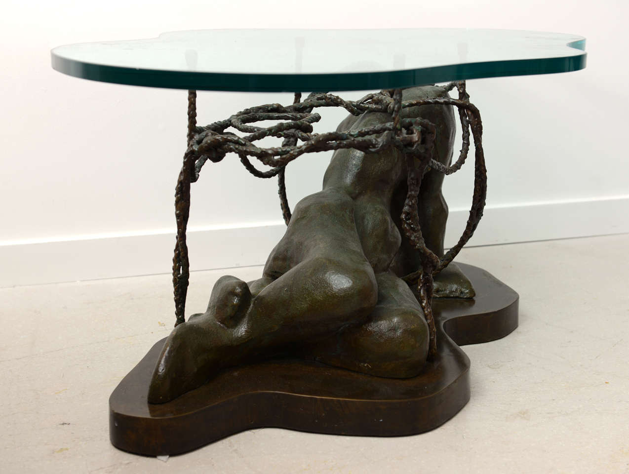 Rare Bronze Laverne Figural Table 5