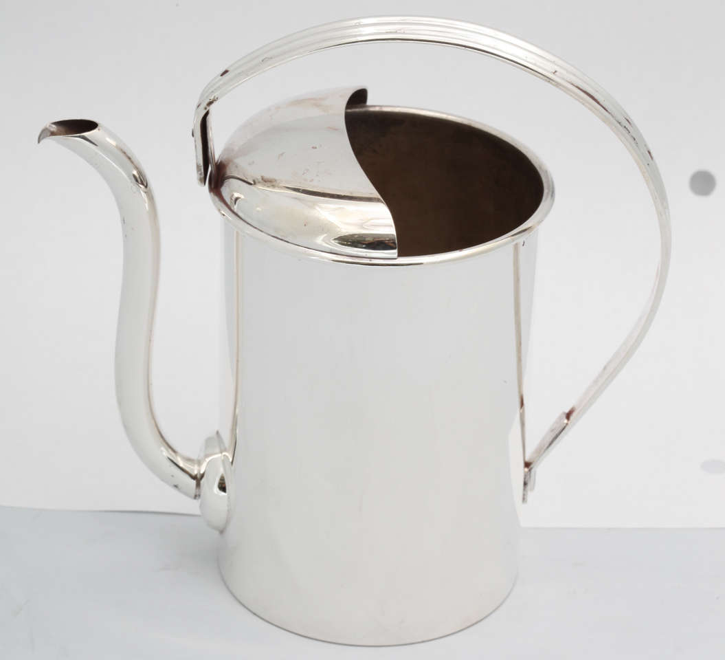 Large, sterling silver watering can, Cartier, New York, Ca. 1930's-1940's. @7