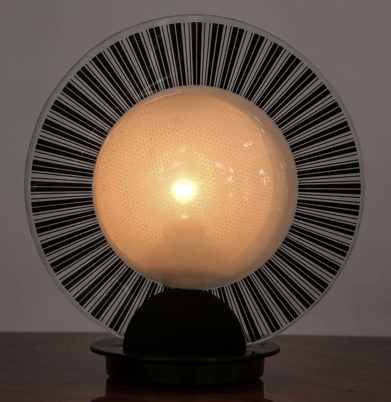Unique Pair of Italian 1960's Moonlight Table Lamps 1