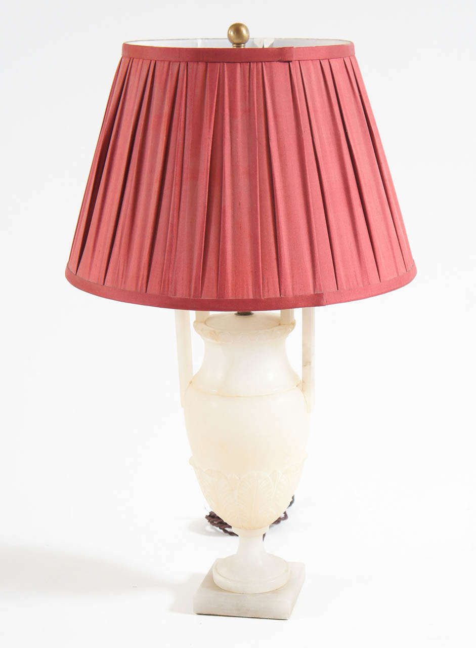 alabaster urn lamp