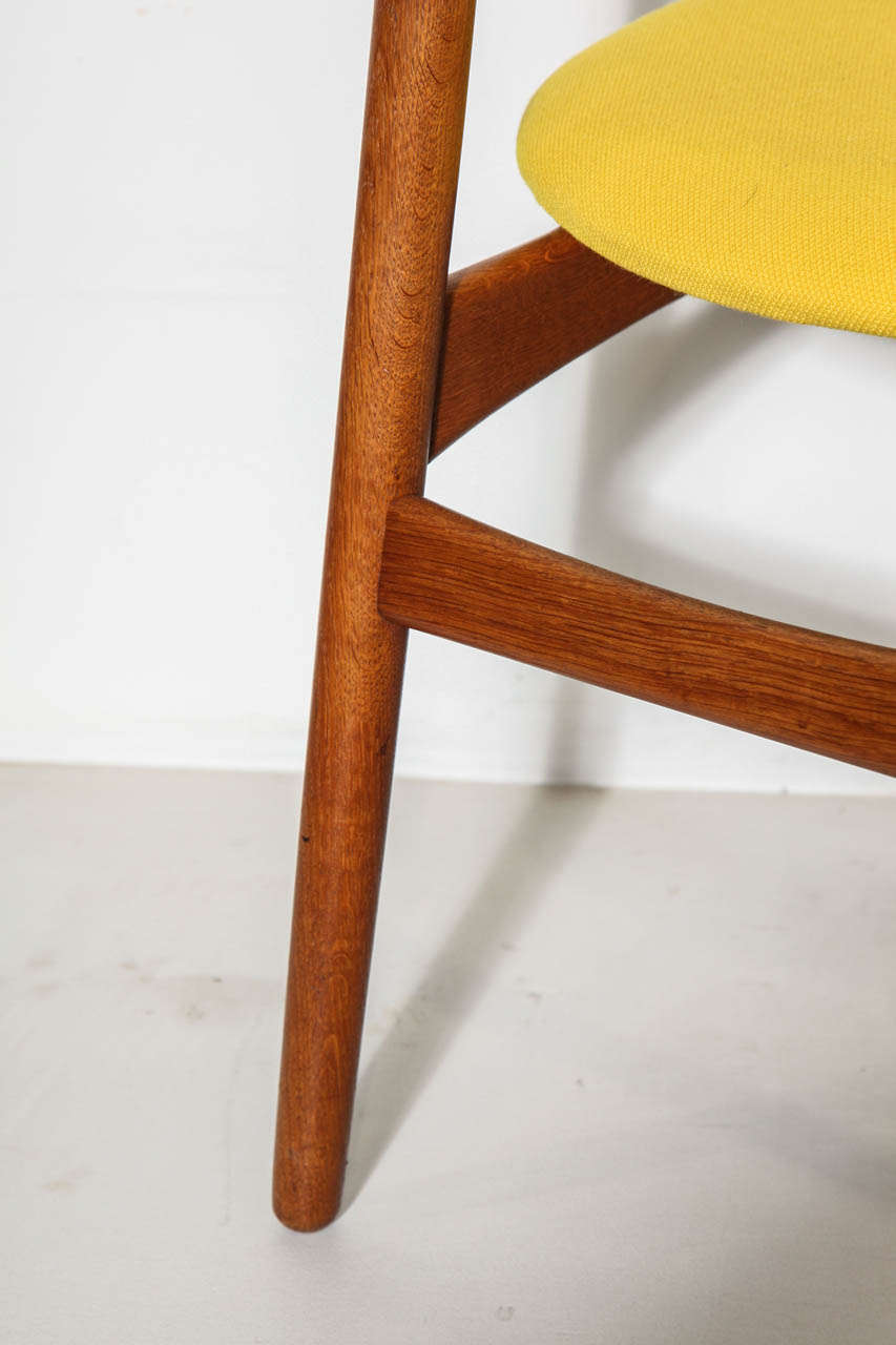 Oak Poul Volther Ladder Back Dining Chairs