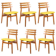Poul Volther Ladder Back Dining Chairs