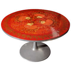 Round Pedestal Table by Bjorn Wiinblad & Mygge