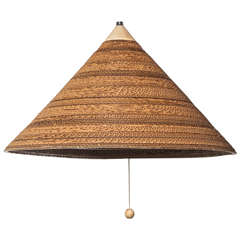 Gregory Van Pelt Stacked Cardboard Hanging Lamp