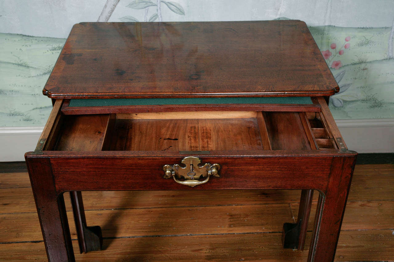 18th Century and Earlier George III Mahogany Architect's or Writing Table, circa 1750 For Sale