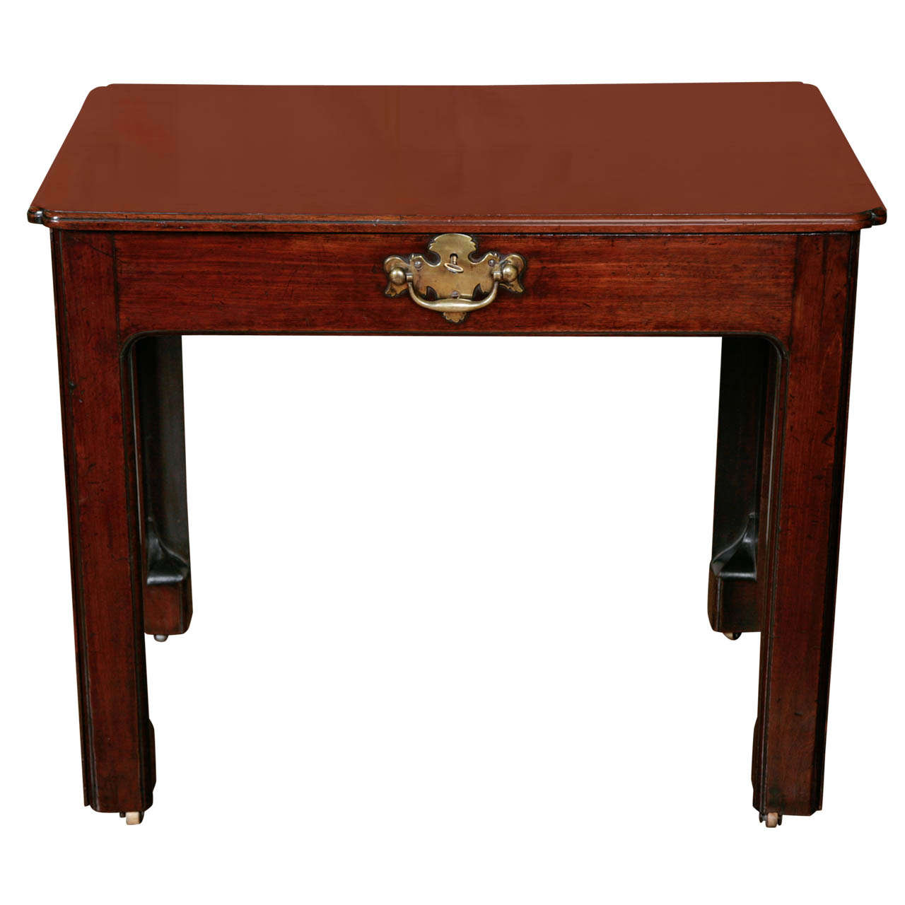 George III Mahogany Architect's or Writing Table, circa 1750 For Sale