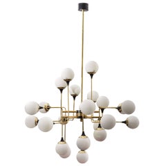 Lustre à grande échelle de style Stilnovo
