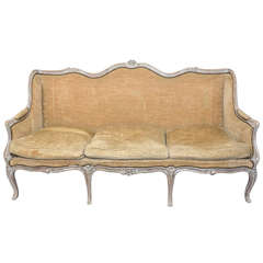 1950's Louis XV Style Three Seats Sofa
