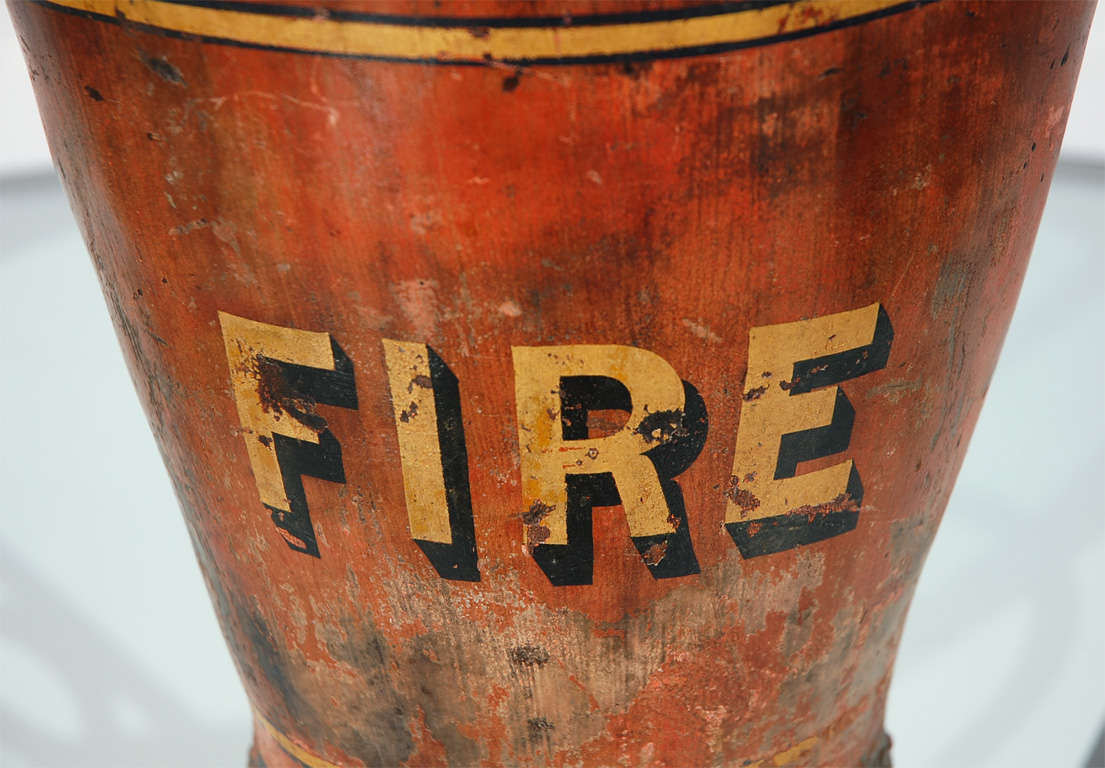 antique fire buckets