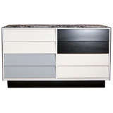 Peace  Dresser  In  Black, Grey And White