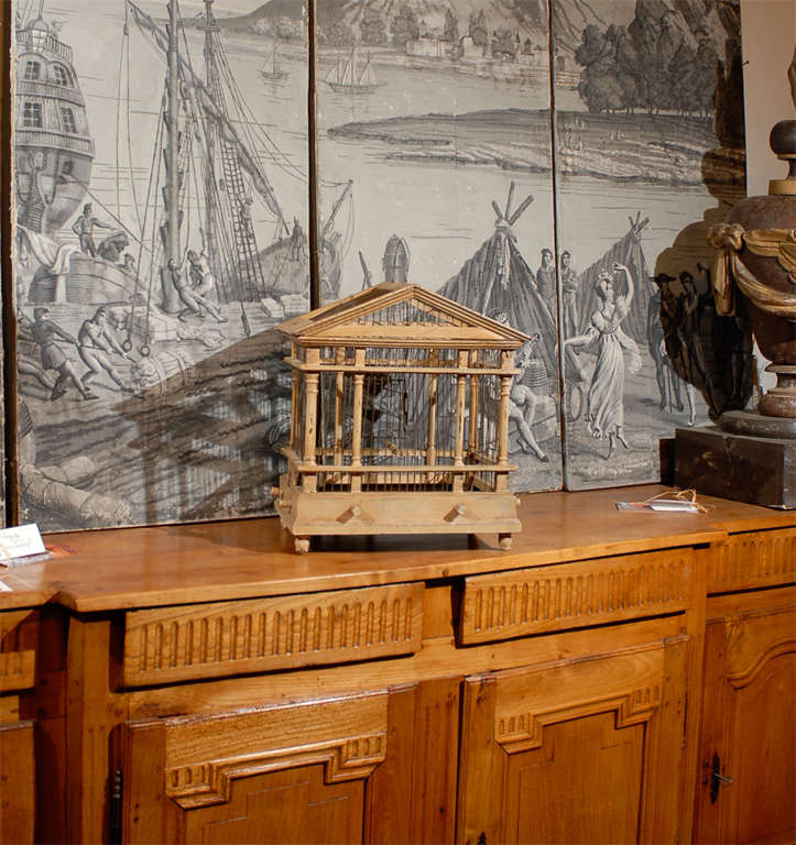 French 19th Century Birdcage in the Form of a Classical Temple
