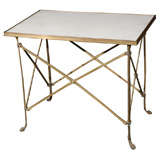 French Directoire Table with Marble Top