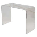 Lucite Waterfall Console