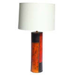 1950s Italian Modernist Ceramic Table Lamp by Aldo Londi 6