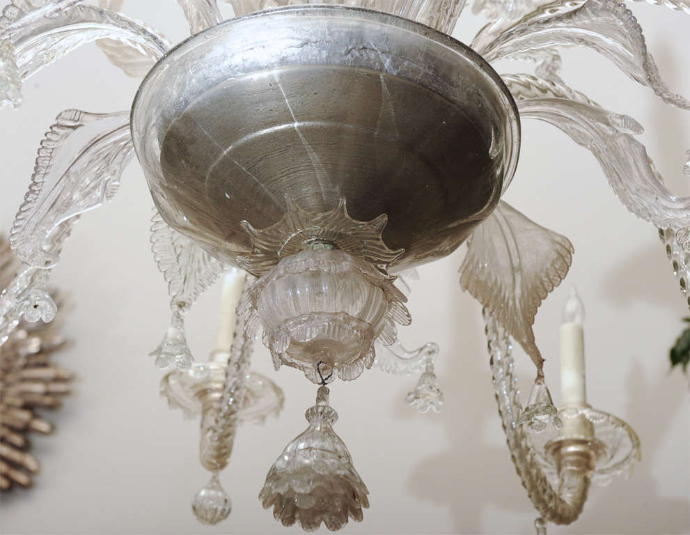 19th Century Italian Murano Ten Arm Chandelier 1