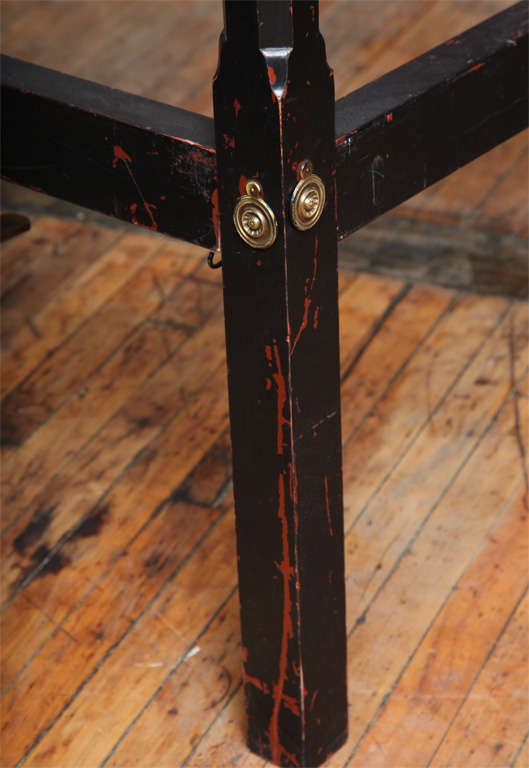 Mid-20th Century Black Canopy Bed