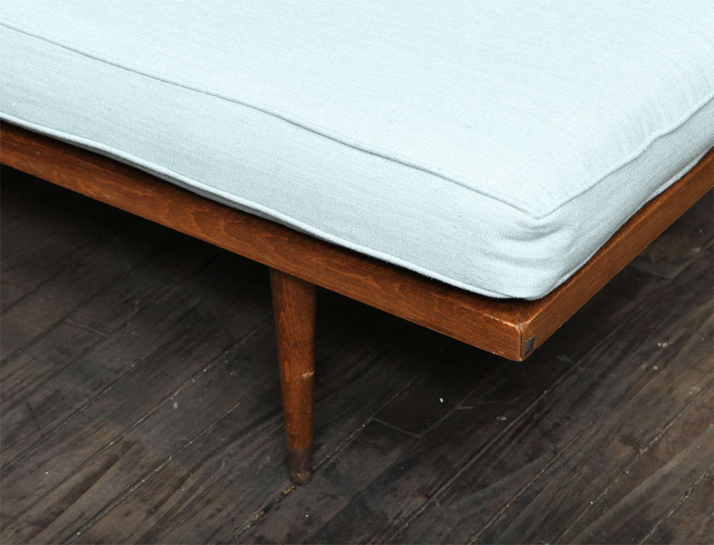 Mid-20th Century Danish Day Bed in Duck Egg