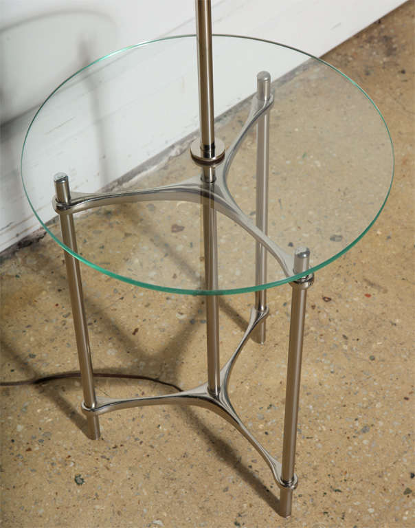 Laurel Lamp Table combination In Excellent Condition In Bainbridge, NY