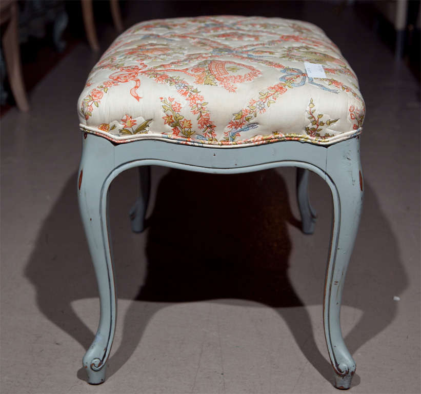 American Swedish Provincial Style Bench Or Stool