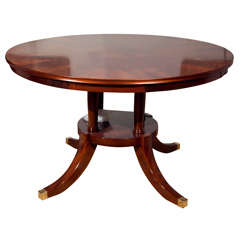 Mahogany Circular Dining Table
