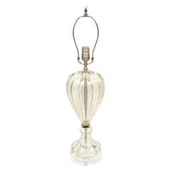Vintage Pulegoso Murano Lamp by A.V.E.M.