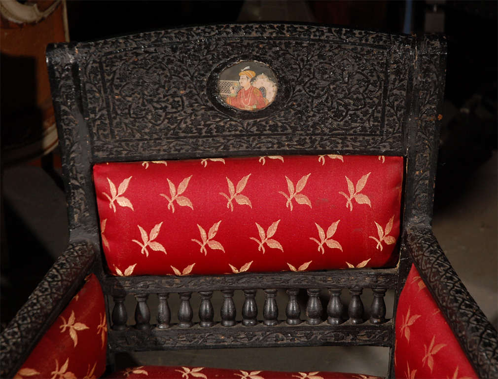 Pair of Anglo Indian Armchairs In Good Condition In Los Angeles, CA