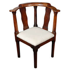 English Corner Chair, Circa 1840