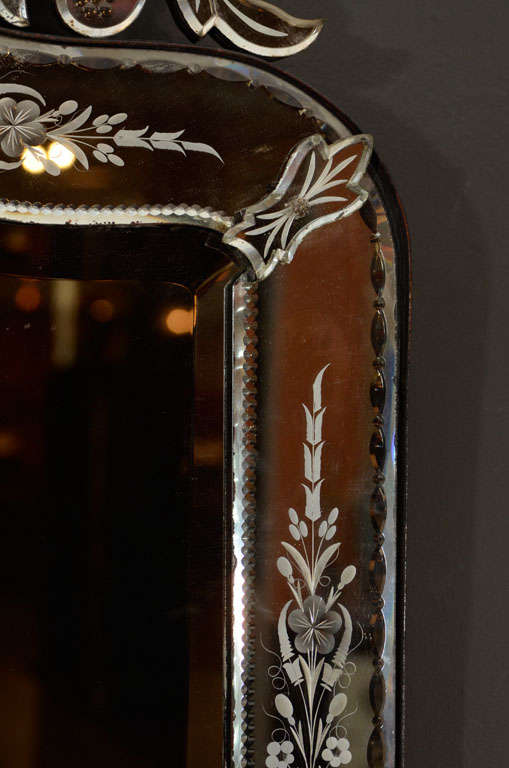 Wood Venetian Mirror