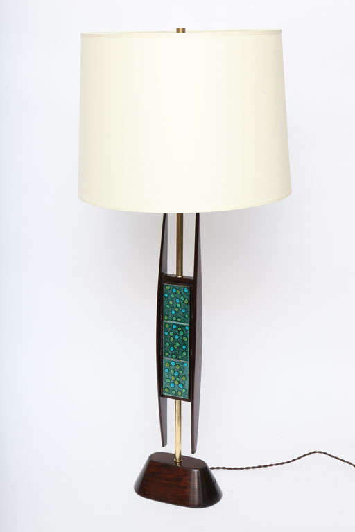 Mid-20th Century Pair of 1950s Italian Sculptural Table Lamps