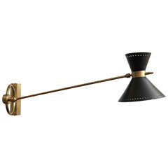 A 1950's French Articulated Wall Light 5