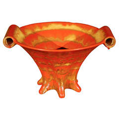 Hungarian Ceramic Bowl by G. Gorka