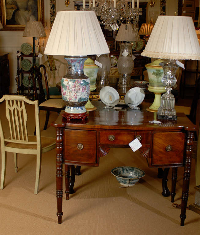 Chinese Crackleware Lamp