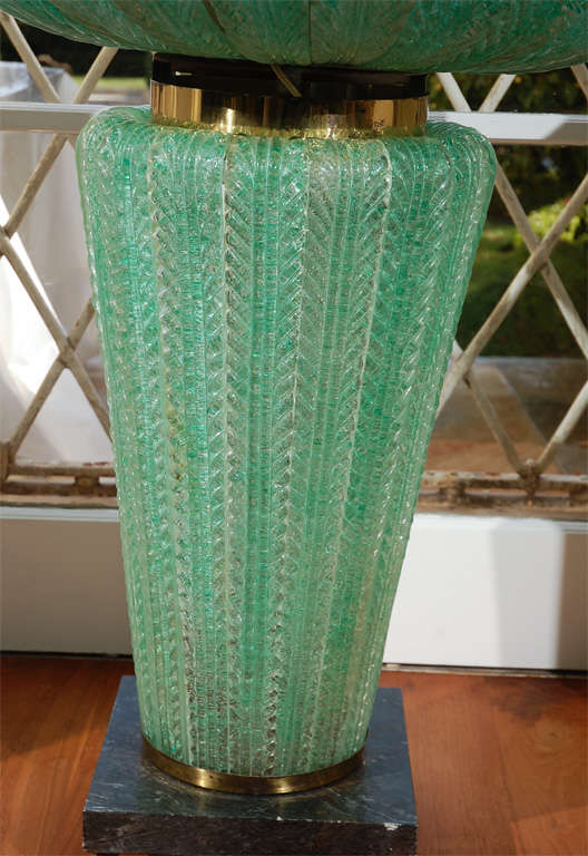 Rare 1950's Murano Indoor Aqua Fountain For Sale 1