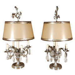 Pair of 19th c. French Lamps signed Gaganneau Paris