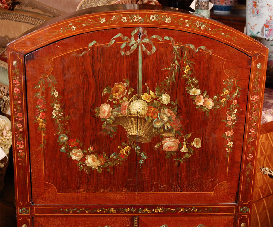 19th Century English Satinwood Writing Desk 2